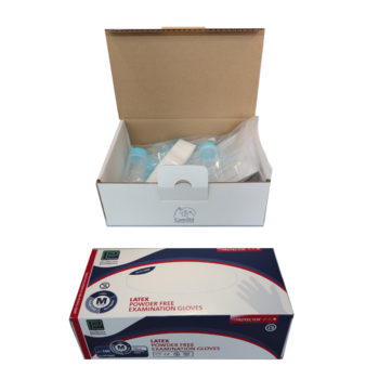 Faecal Sampling Kit with Gloves