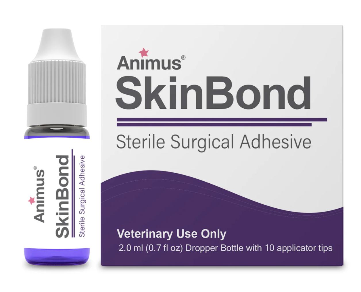 Animus skin sterile surgical adhesive